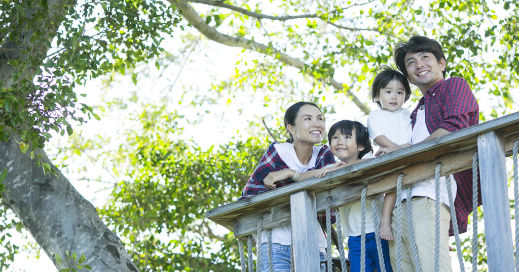 ウッドデッキの画像